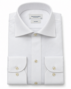 Profuomo Non-iron overhemd wit — packshot op witte achtergrond