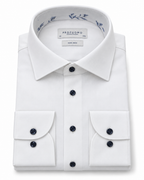 Profuomo Non-iron overhemd wit — packshot op witte achtergrond