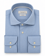 Profuomo Non-iron overhemd lichtblauw — packshot op witte achtergrond