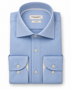 Profuomo Non-iron overhemd lichtblauw — packshot op witte achtergrond