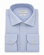 Profuomo Non-iron overhemd lichtblauw — packshot op witte achtergrond
