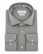 Profuomo Non-iron overhemd grijs — packshot op witte achtergrond