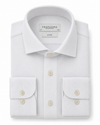 Profuomo Knitted overhemd wit — packshot op witte achtergrond
