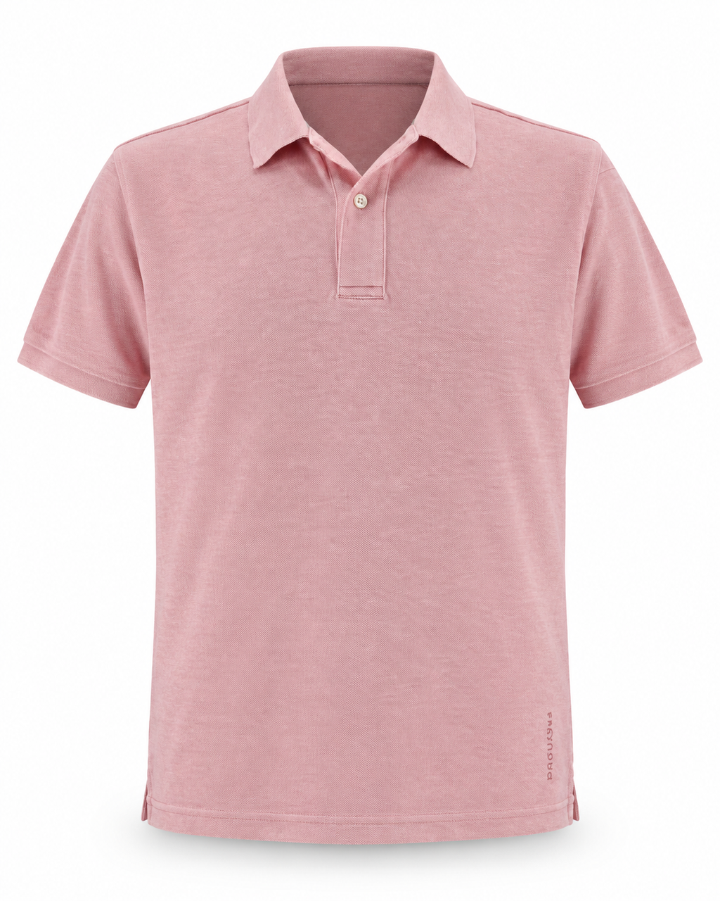 Profuomo Polo roze — packshot op witte achtergrond