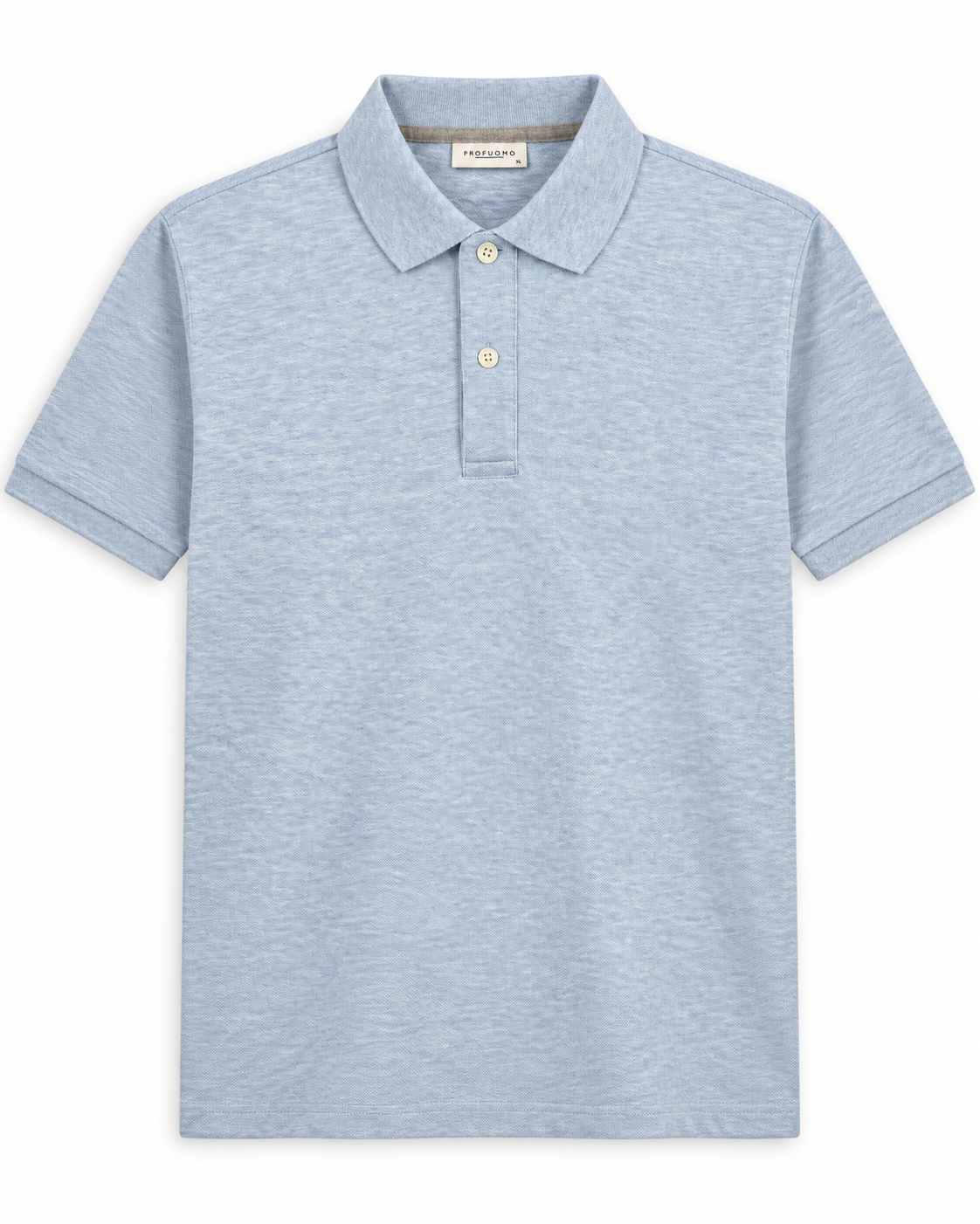 Profuomo Polo lichtblauw — packshot op witte achtergrond