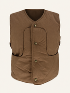 Bram’s Fruit bruine bodywarmer — bewerkte packshot op basis van de originele productfoto